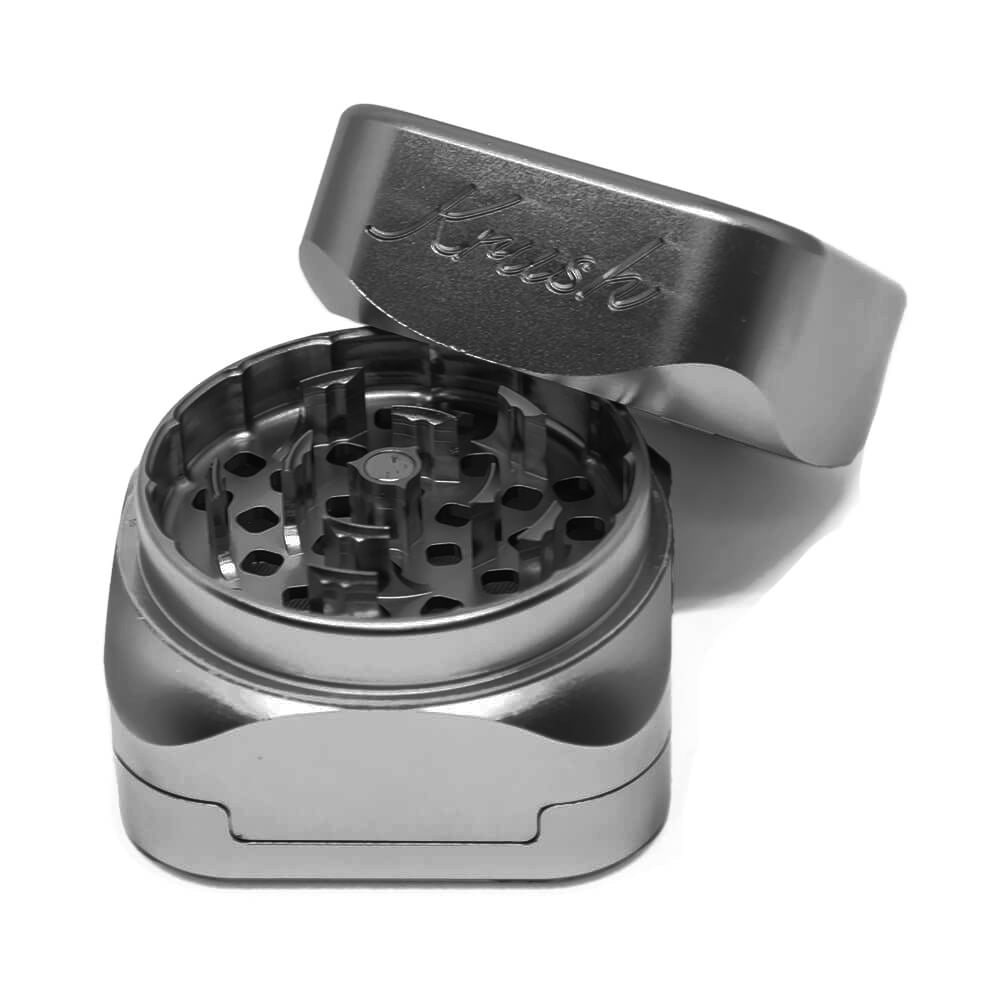 Krush Kube 2.0 Aluminium Grinder 2 Teile - 55 mm
