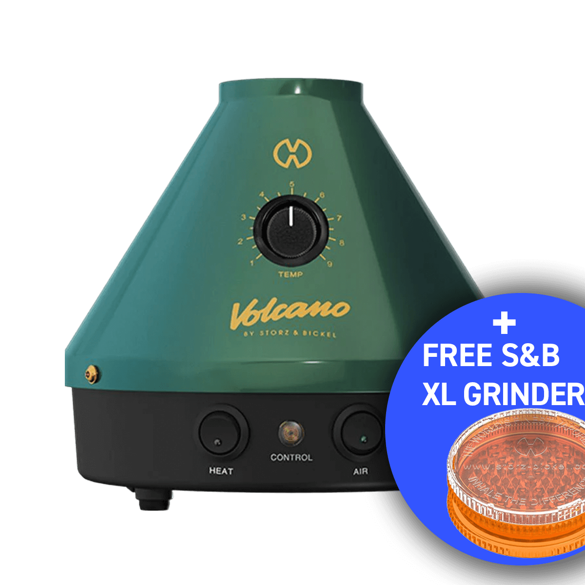 Storz & Bickel Volcano Classic Dry Herbs Vaporizer 25 Years Edition - Grün