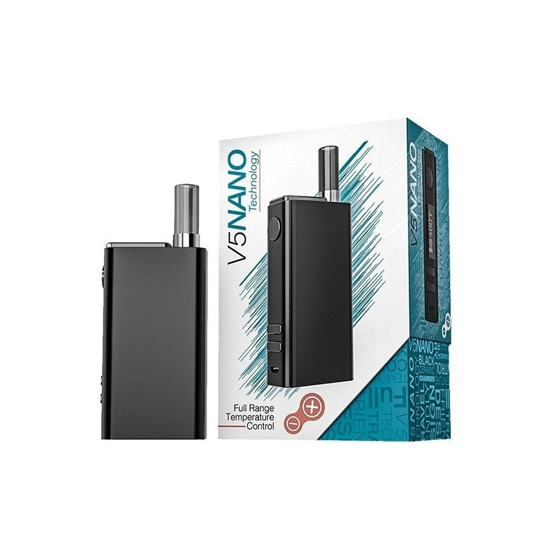 Flowermate V5 Nano Vaporizer für trockene Kräuter, Schwarz